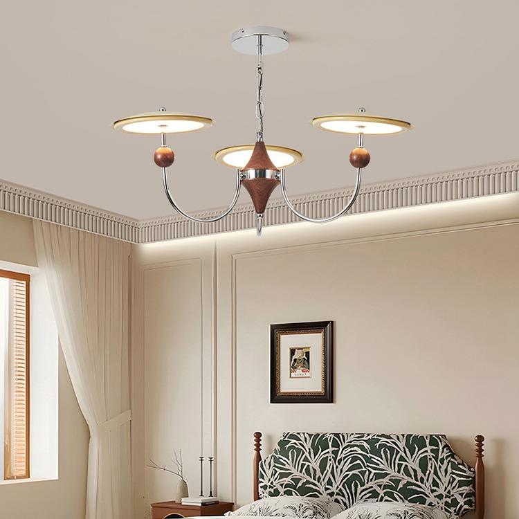 25新款意式轻奢中古风客厅吊灯2hbeitian法式现代简0约厅感设计师