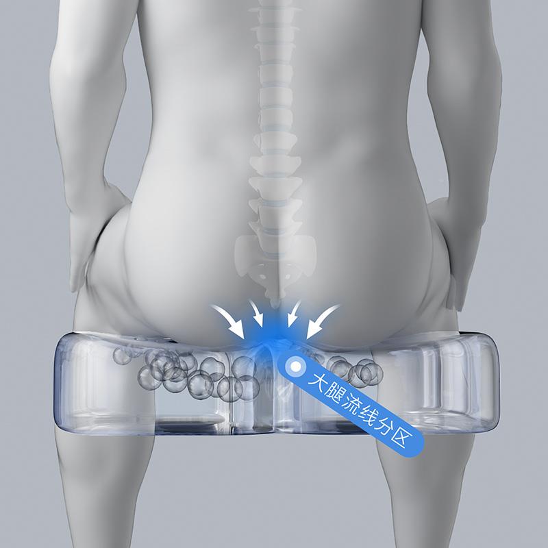 cs忆棉坐垫办公室椅子椅垫坐护腰靠垫垫凳子腰记靠腰加久厚座GRB