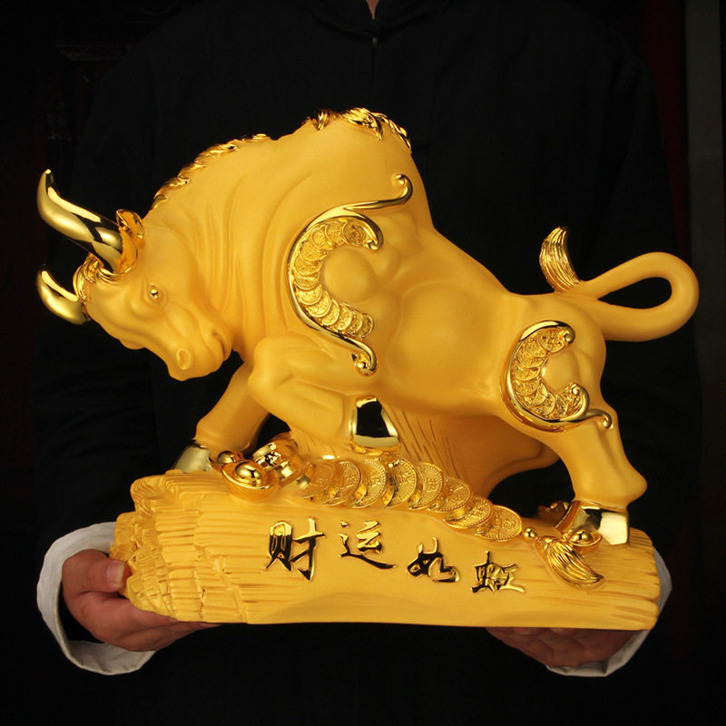 十二生肖牛摆件客厅玄关酒柜