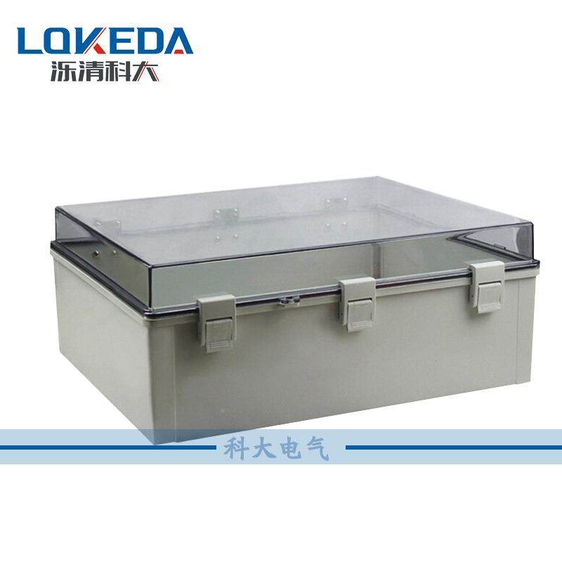 0*40*20cm5PC料透明盖阻燃防水防尘接线箱箱工程DFU道布隧线接线