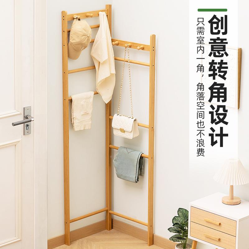 衣挂帽架落地衣架家用服衣架挂衣的落UNH地卧室立式简约架子挂架