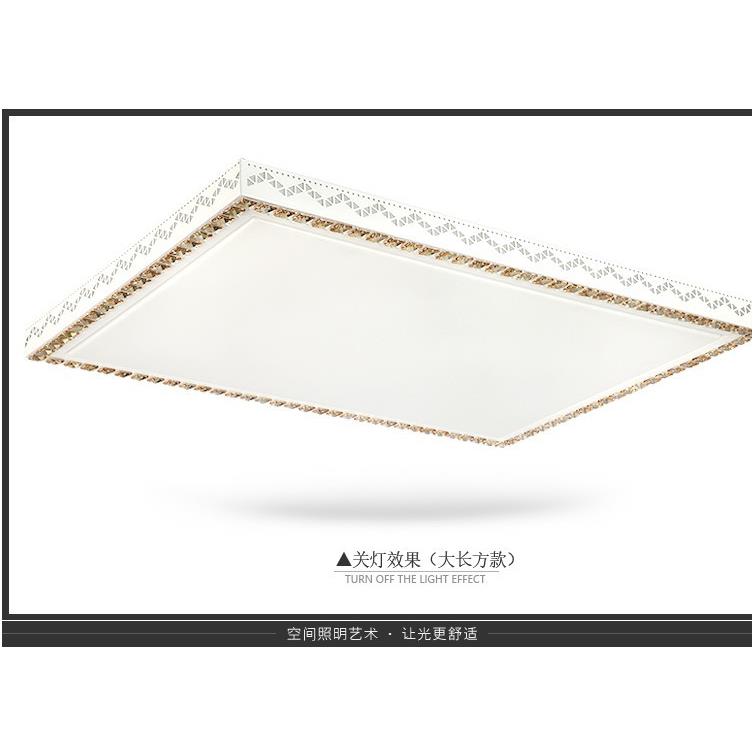 现代室简约舞曲卧灯材CUX灯具圆形正长铝方LED吸顶灯形客厅灯饰