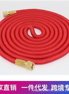 红色铜JC-08003接厂新款伸缩洗车水管无缝家带快浇花水织管天然乳