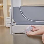 摔纹帐免安装 婴儿全童防止掉床家用底体OTK蚊帐三开门拉链防床单