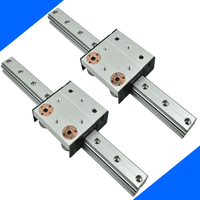 外置双轴心滑块OSG20/25/30/40滚轮直线滚动老式导轨碳钢轴承钢