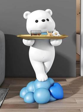 现代简约卡几通熊落地摆装饰品厅电件JEN视柜沙发卧室书房茶边摆