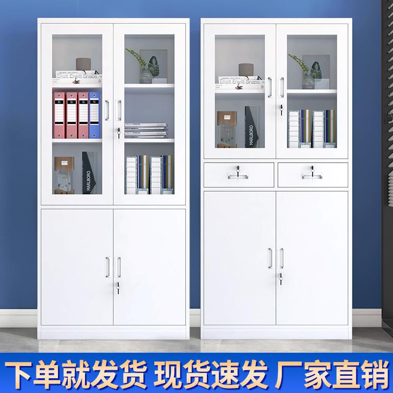 钢制公文件柜家曼达罗铁皮柜档案办柜资料柜带锁物储柜财务凭证柜