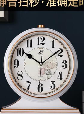 静座钟家用时钟摆摆件台式客厅2025摆放钟新表款台钟F96H76JH音桌
