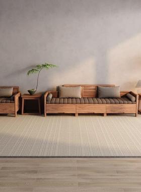 新中式木胡桃实木罗XMC66355汉床全客厅书现代简储物沙发房贵妃床