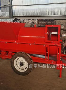 大进料口花生秧揉机果子秧除丝粉碎机多功能去ORX膜去膜粉糠土机