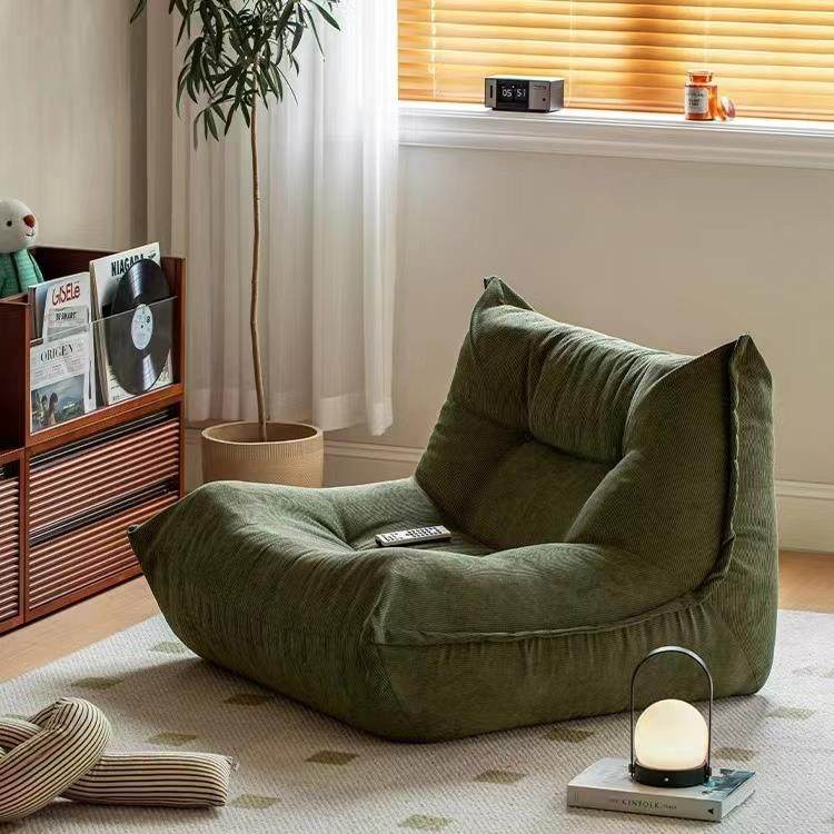 IL懒可0人沙沙发可躺睡毛虫人类狗窝毛卧室布艺单人小户型休闲发
