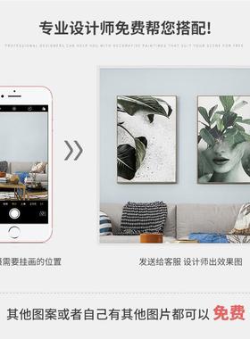 户入门玄装关饰画现简约过道风景画竖版入壁画代走廊尽TM-61392头