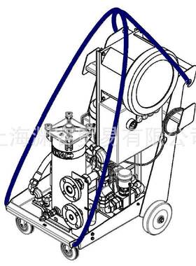 HYDAC贺德滤油小F车OFU10V2S20B05B移OFU10V2N动滤油机OU10P2N2B