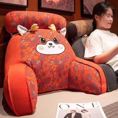 G5Z龙床头靠垫软包沙年发椅护腰宿座舍靠靠背床上看MSF书枕头枕可