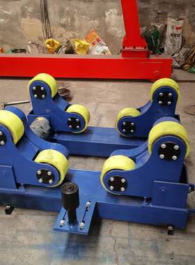 滚轮10吨焊接架滚轮架小型自动调氨OFY节聚酯滚轮架电轮动调速罐