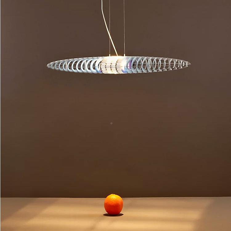 意大利餐厅单头计玻吊灯设师简样板约房展厅轻奢床头吧台小947璃