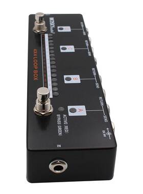 MOSKY 4X4 LOOP BOX 可视化 2个按键 16种编程效果器组合选择
