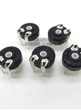 西班牙 PIHER可调电阻 PT10MV10-502A PT10-5K 卧式六角孔 电位器