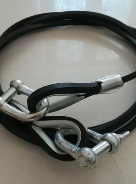 家汽车拖车绳钢丝新车拉车5庭710吨加粗用米KWD品吨应急装备维修