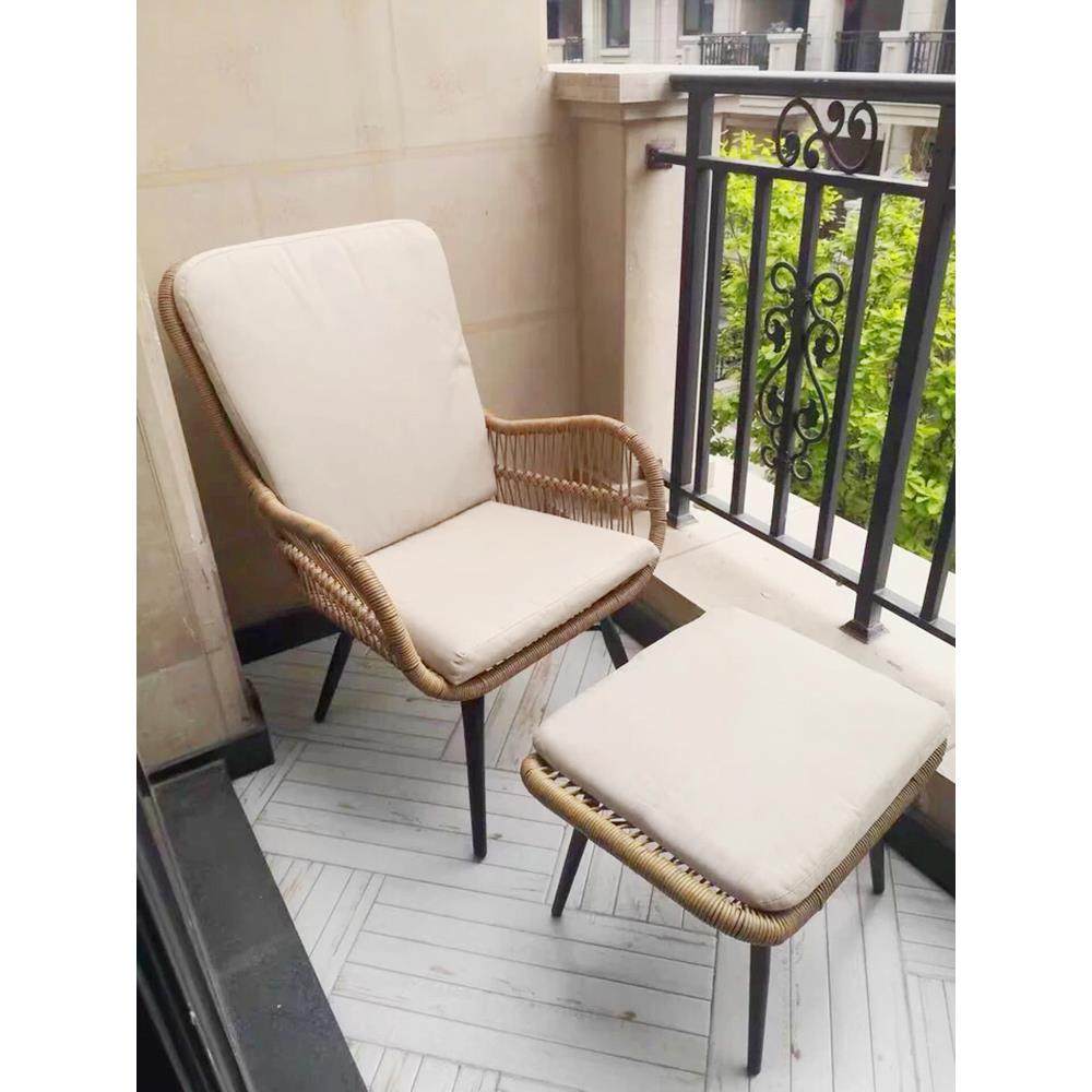 I1休闲几藤椅三件套台桌椅茶脚托组阳WRA1431合背靠椅单人藤编沙发躺椅懒,影音电器,DIY配件,淘宝优惠券,粉丝福利购,淘宝优惠卷