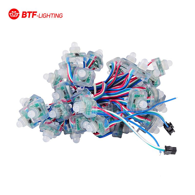 热光LETIED全W彩S2811方形广卖告字牌招牌外露灯串RGB灌胶防水5V