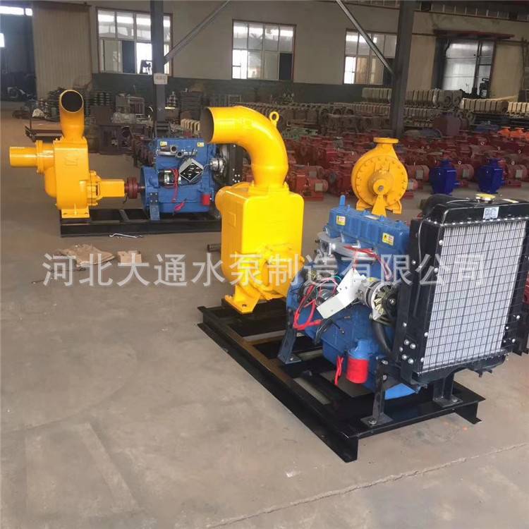 ZW自吸泵卧式管道离心泵380V污水泵自吸式无堵塞排污泵柴油机水泵