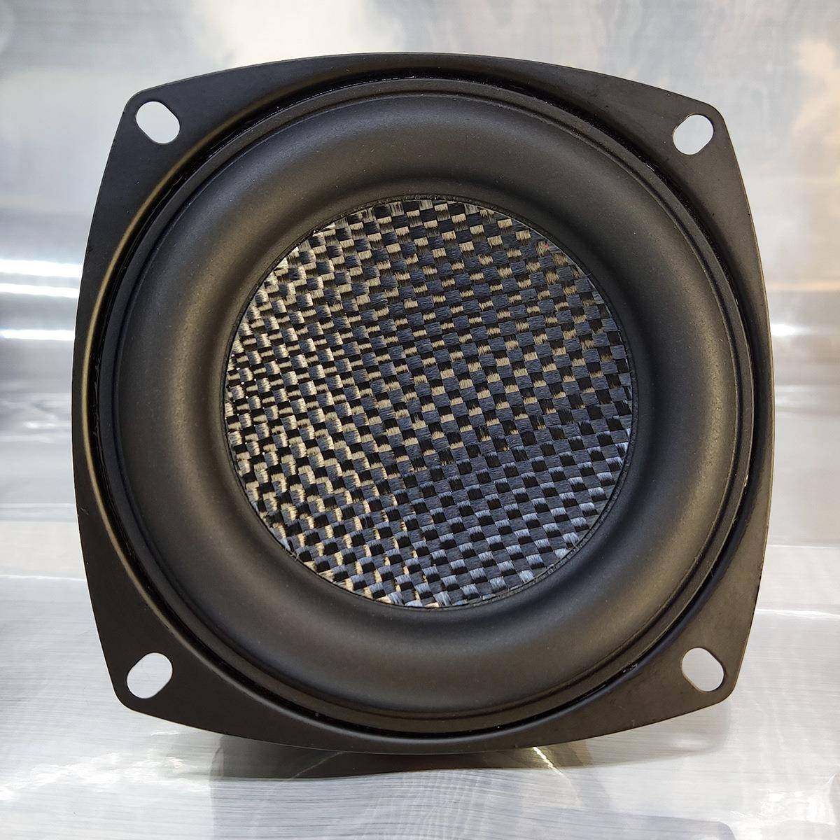 和音4寸低喇叭重160升低音炮改装大功率音级长冲程玻纤盆双磁