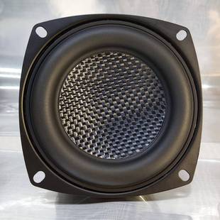 和音4寸低喇叭重160升低音炮改装大功率音级长冲程玻纤盆双磁