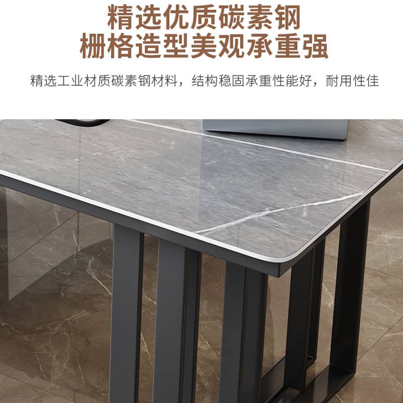 my轻奢岩板茶桌现代奶油风烧水壶一体嵌入式茶几客厅家用阳台小茶