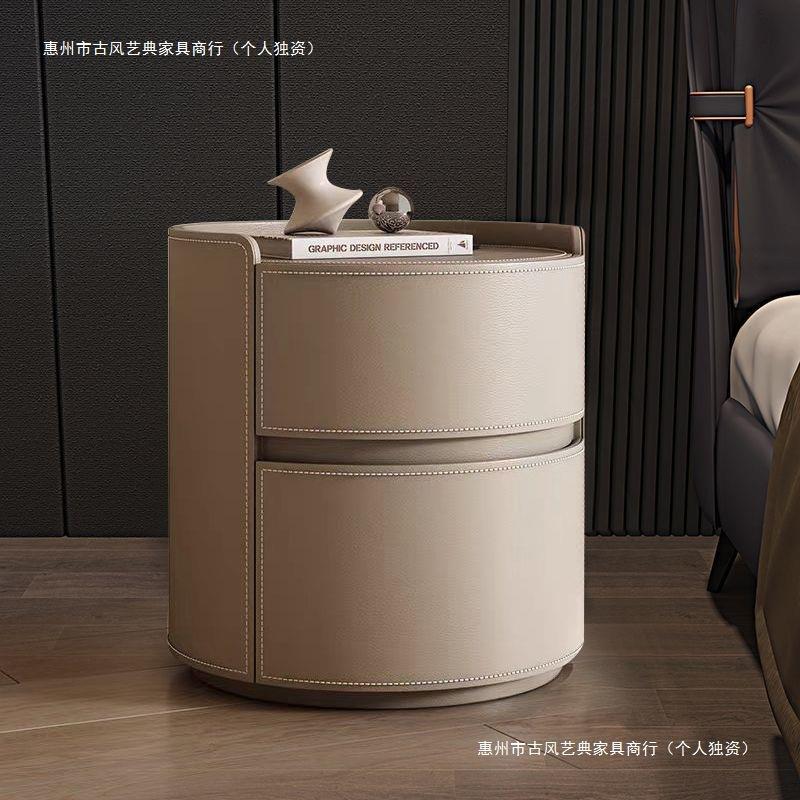 床柜创意卧式极简马QZT鞍皮圆形简约现轻代小巧室新头款2025岩板