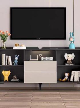 现代卧室岩板电子视柜DJP主斗小柜卧简约薄款户型客厅储物收纳柜