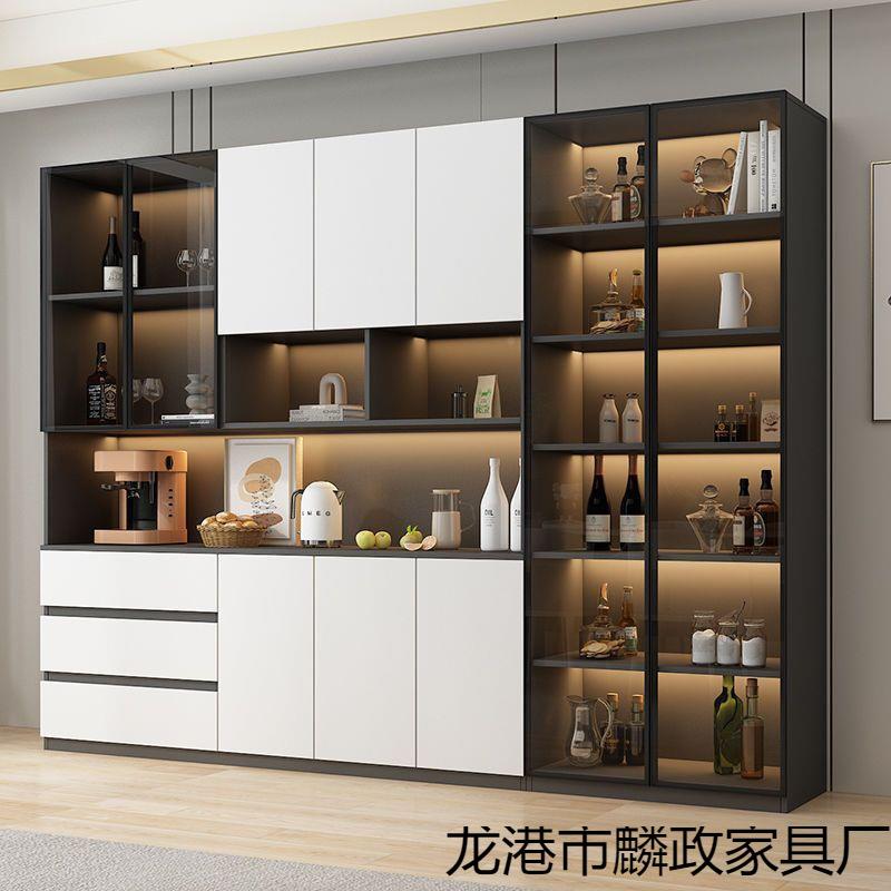 实木入门餐柜边柜墙餐边柜加宽加厚靠qaz33酒柜餐边柜可任尺意寸