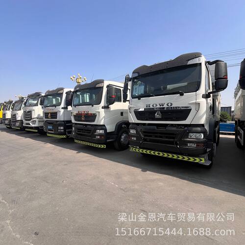 重汽牵引车 豪沃TX440马力 371马力工程自卸车 翻新后翻渣土