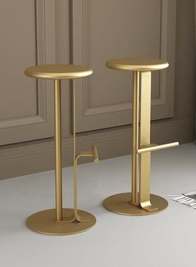 C9室外不锈钢吧椅高脚凳庭院露天吧椅外户酒F776SHST吧凳家酒用轻