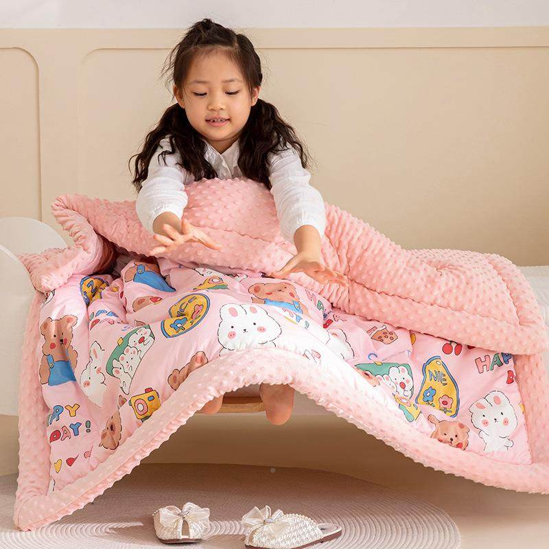 A类儿童宝豆豆被棉被子HJH54+6冬被加厚保暖全宝幼儿园午睡小盖人,床上用品,化纤被,淘宝优惠券,粉丝福利购,淘宝优惠卷