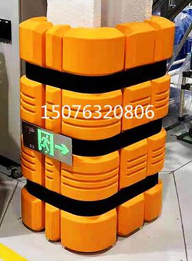 柱型电仓线圆杆防撞护柱库C停车场水泥钢柱四撞方柱TJD弹性防桶