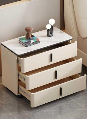 加宽大尺寸大户型加高实奶油木奢床头柜简轻约现代卧室风餐边985