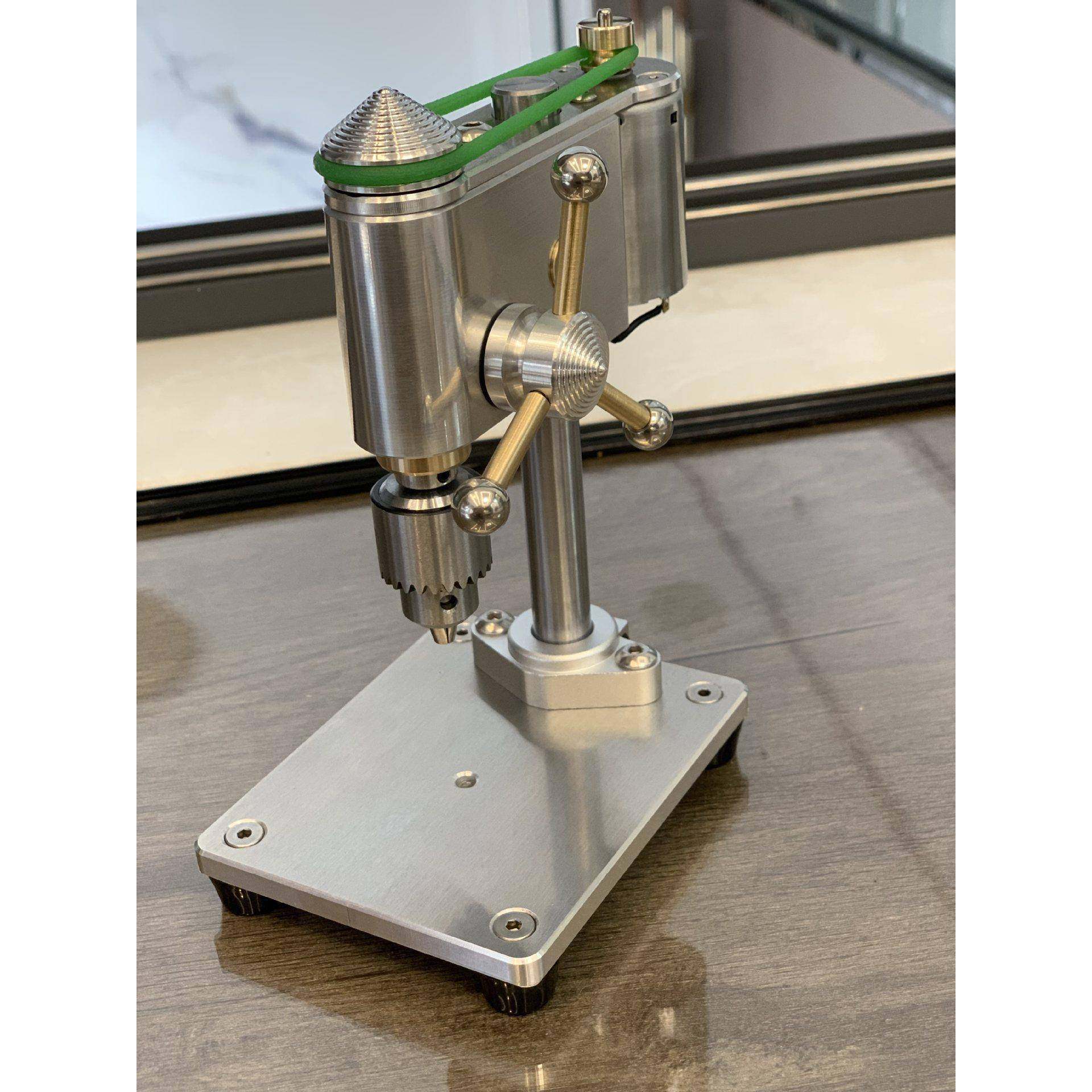 台钻迷台你钻，999表微型钟台钻，台钻