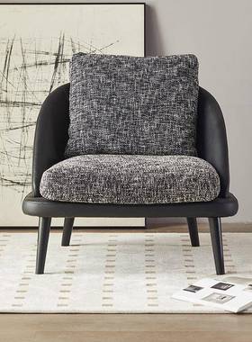 设计师红款单人椅懒人发台沙客厅休闲区会客AL708030厅网售楼阳处