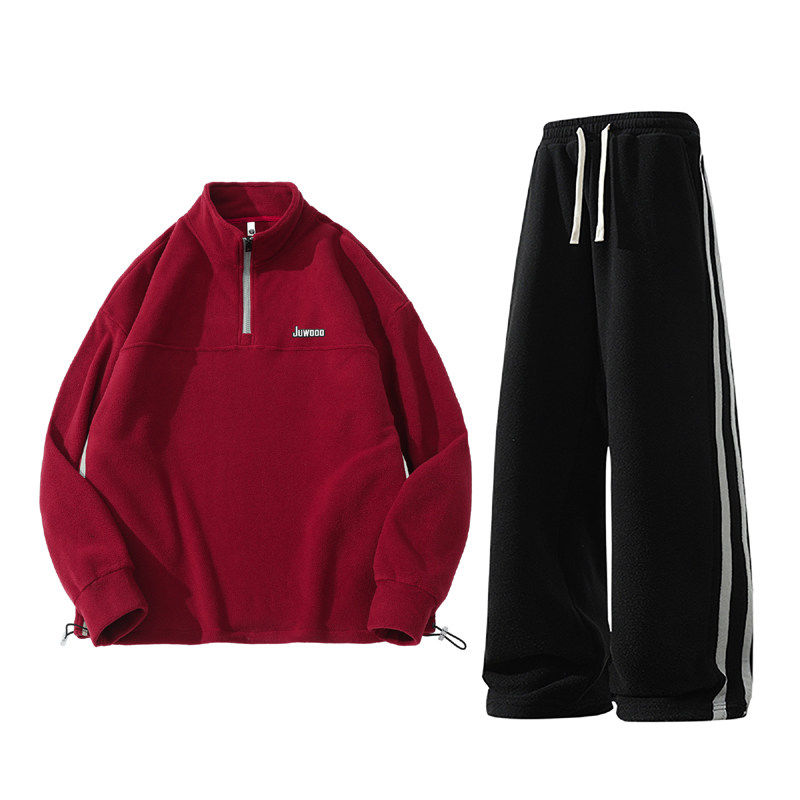 春季新款现货情侣套装男宽松休闲卫衣宽松套装长裤