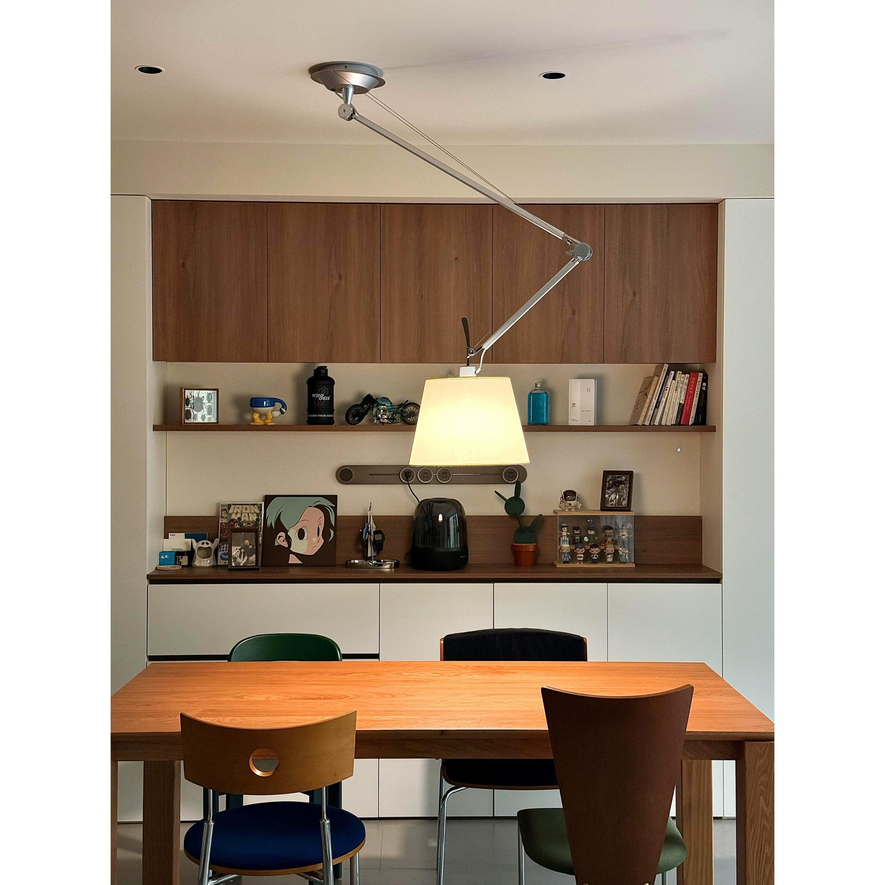 Artemide长杆摇臂餐厅吊灯包豪斯设计师工作室可移位悬挂阅读灯具