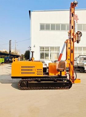 85kw机心光伏打桩机 两用型液压潜孔钻机 11000大扭矩螺旋钻孔机