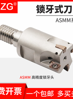 MZG数控锁牙式刀头ASMM0711/12/13cnc淬火加硬抗震铣刀头刀杆刀头