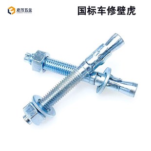 整件 国标车修壁虎车修膨胀螺丝拉爆电梯膨胀M8M10M12M16M20 包邮