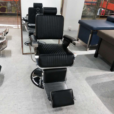 高档Barber美发椅可放倒剪发椅纹身椅养发椅子男士油头理发店大椅