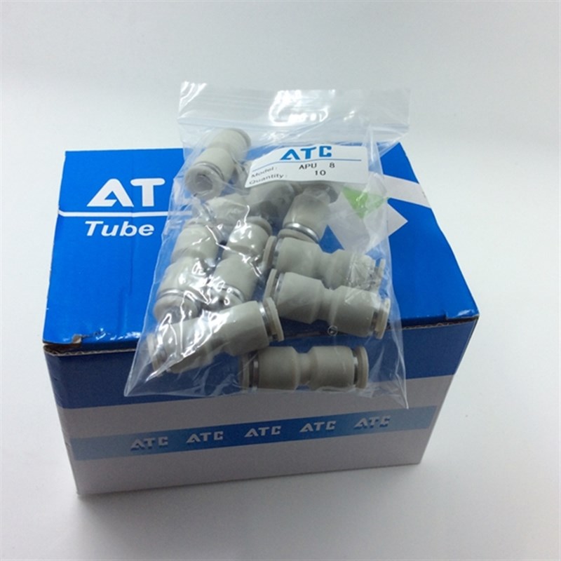 PU原装亚德客APU4 APU6 APU8 APU10 12 14 16直通两通接气管接头