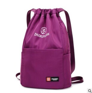 华柔体育时尚潮流太极柔力球拍双肩包双肩背包抽带包双背包抽绳包