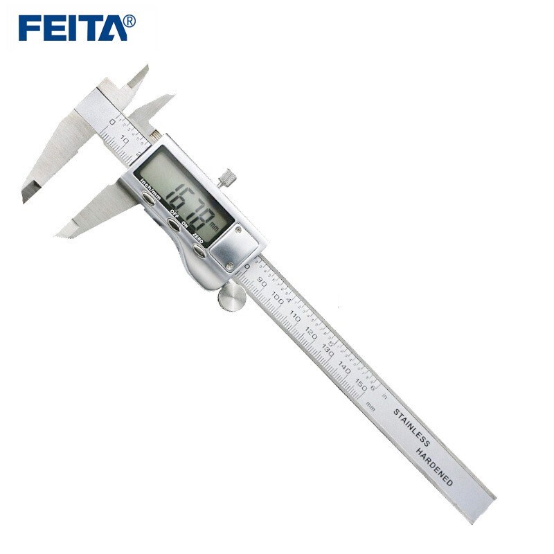 FEITA 数显游标卡尺高精度不锈钢电子卡尺150mm\200mm\300mm量具