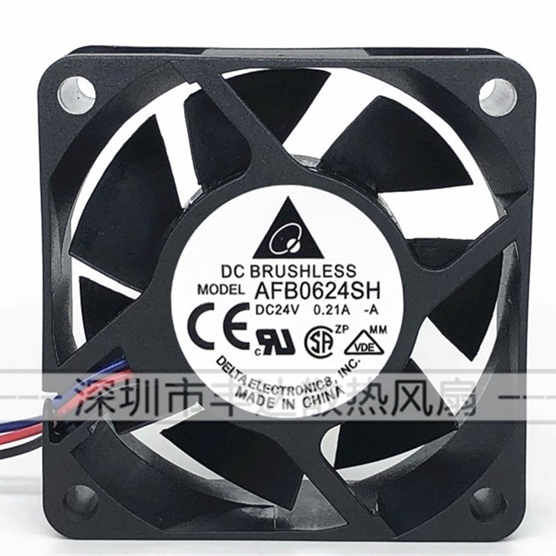 台达DELTA AFB0624EH/SH/HH/VH/H6025 24V 6CM厘米变频器散热风扇