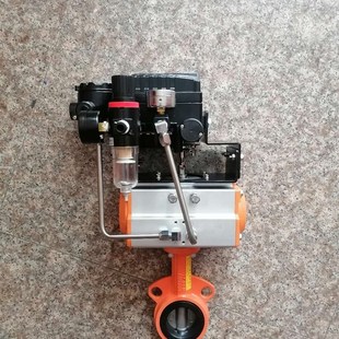 16C 20MA信号控制气动调节蝶阀TJD671XP 1000R阀门定位器4